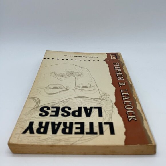 Literary Lapses Stephen B Leacock Softcover Book Vintage 1969 - Picture 10 of 11